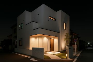夜の外観②