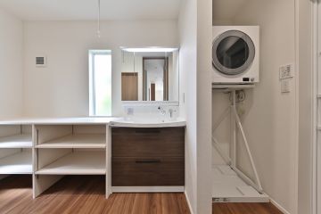 家事動線に配慮した洗面所
